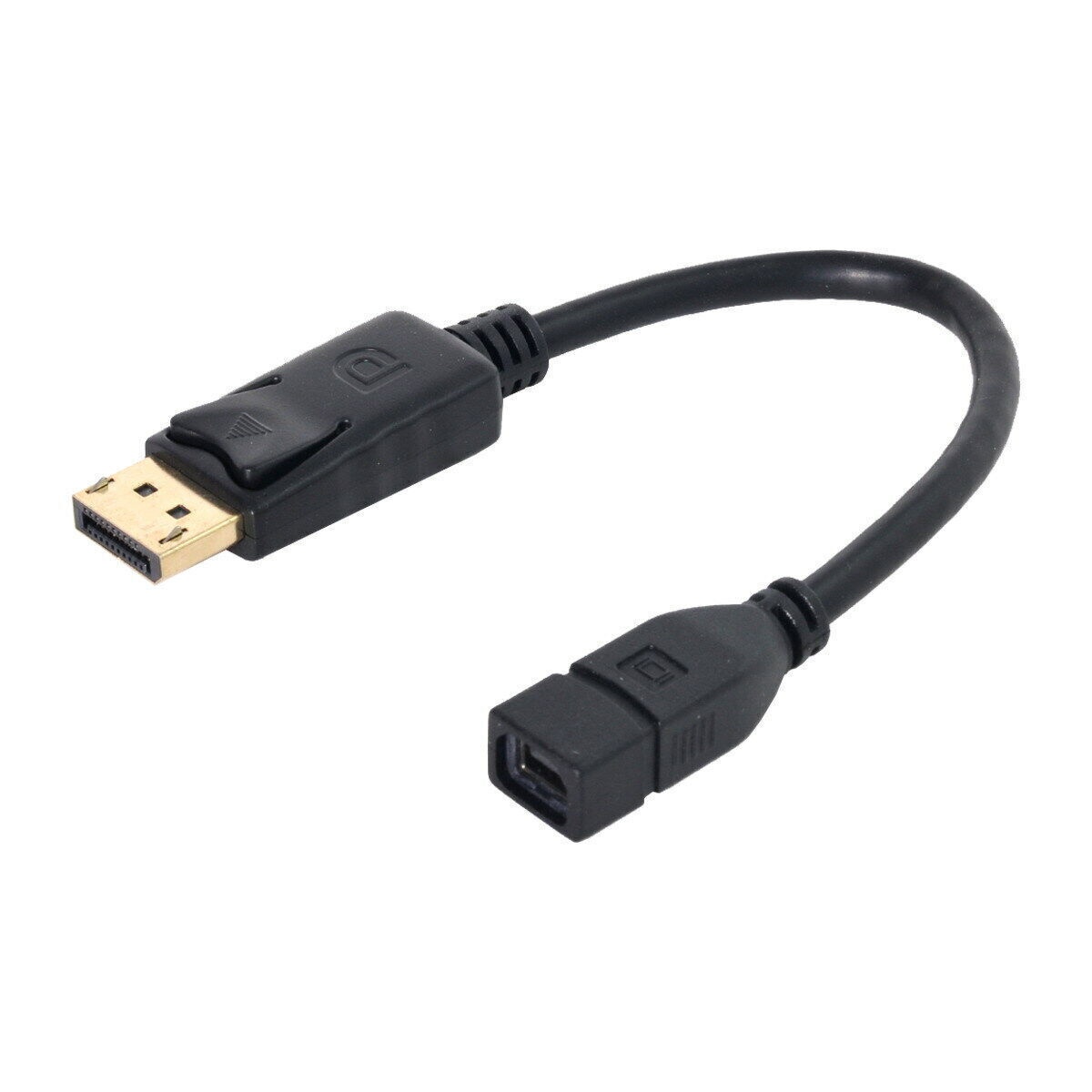 Onten DP108 DisplayPort Male to Mini DisplayPort Female Adapter Cable – 30 cm