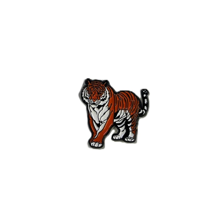 Tiger body metal sticker