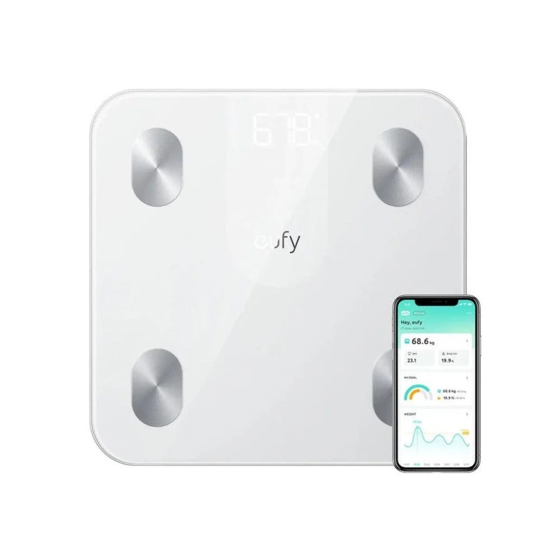 Eufy By Anker Smart Scale A1 White With Bluetooth  