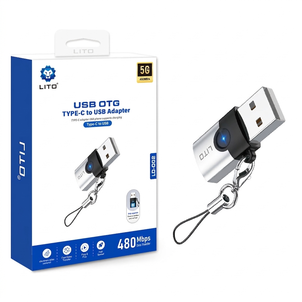 LITO LD002 High-Speed Type-C to USB 3.0 OTG Adapter