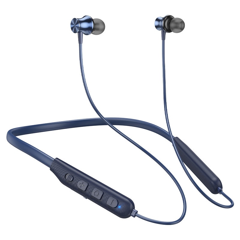 Hoco easy to use sport wireless earphones es64 30 hrs blue