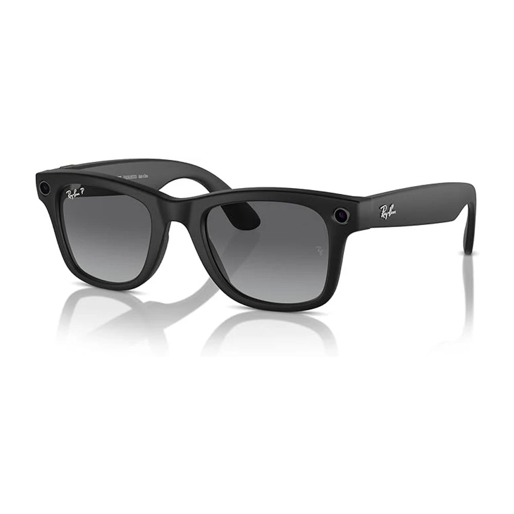 Ray-Ban Meta Wayfarer - Matte Black Polarized Gradient Graphite