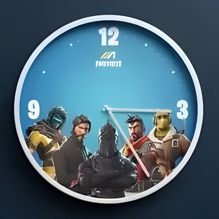 Gaming Wall Clock Fortnite
