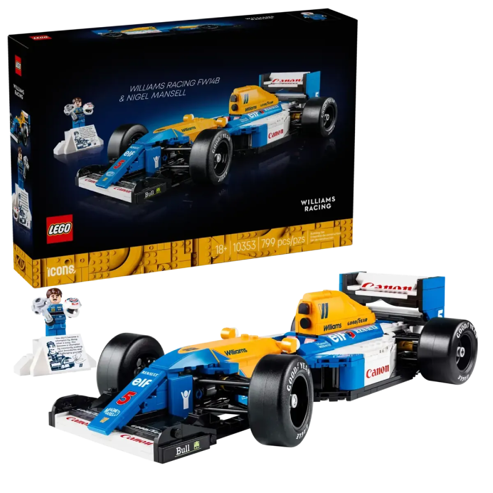 LEGO Icons Williams Racing FW14B & Nigel Mansell 10353 