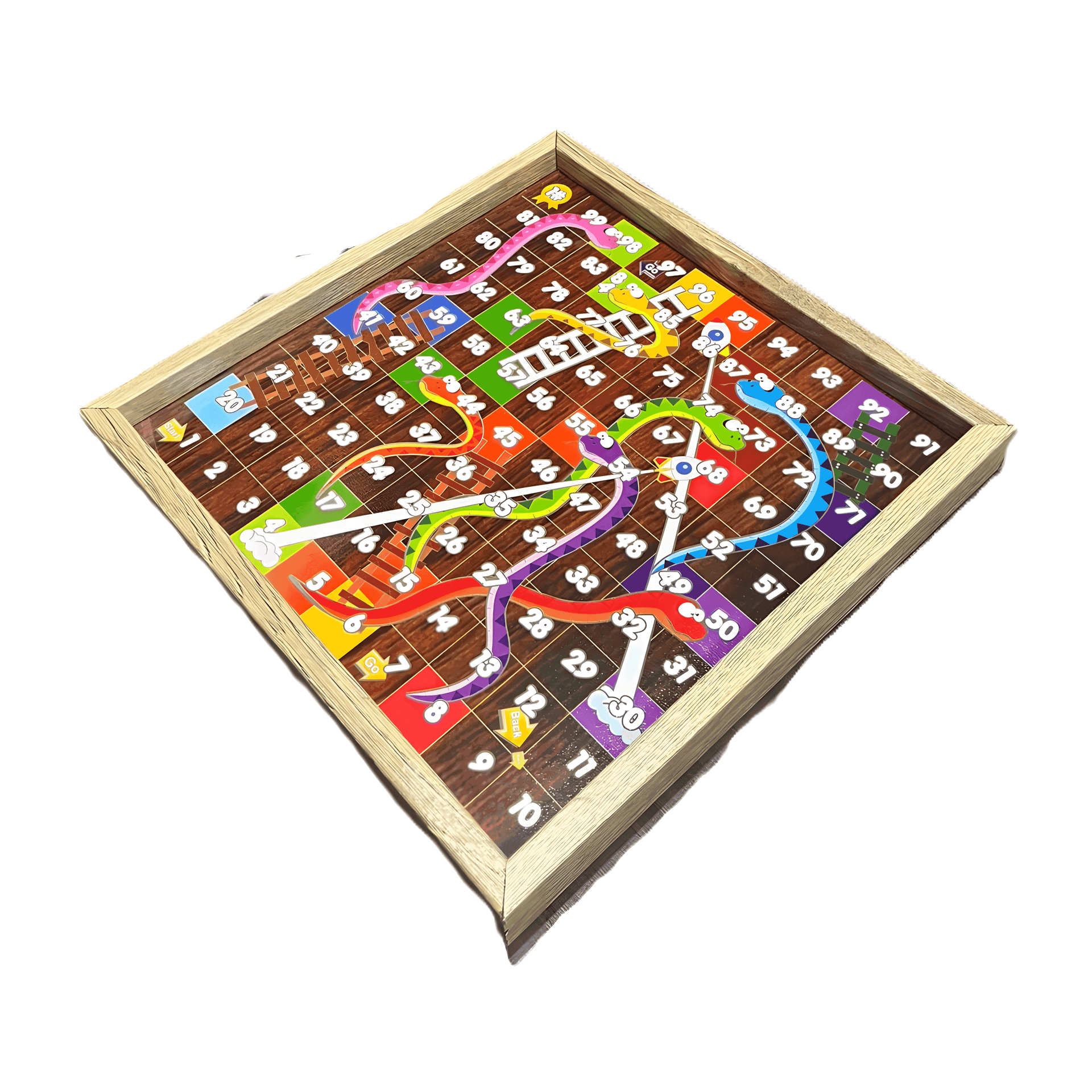 Ludo & Snakes and Ladders 2-in-1 (Large Bag Design)