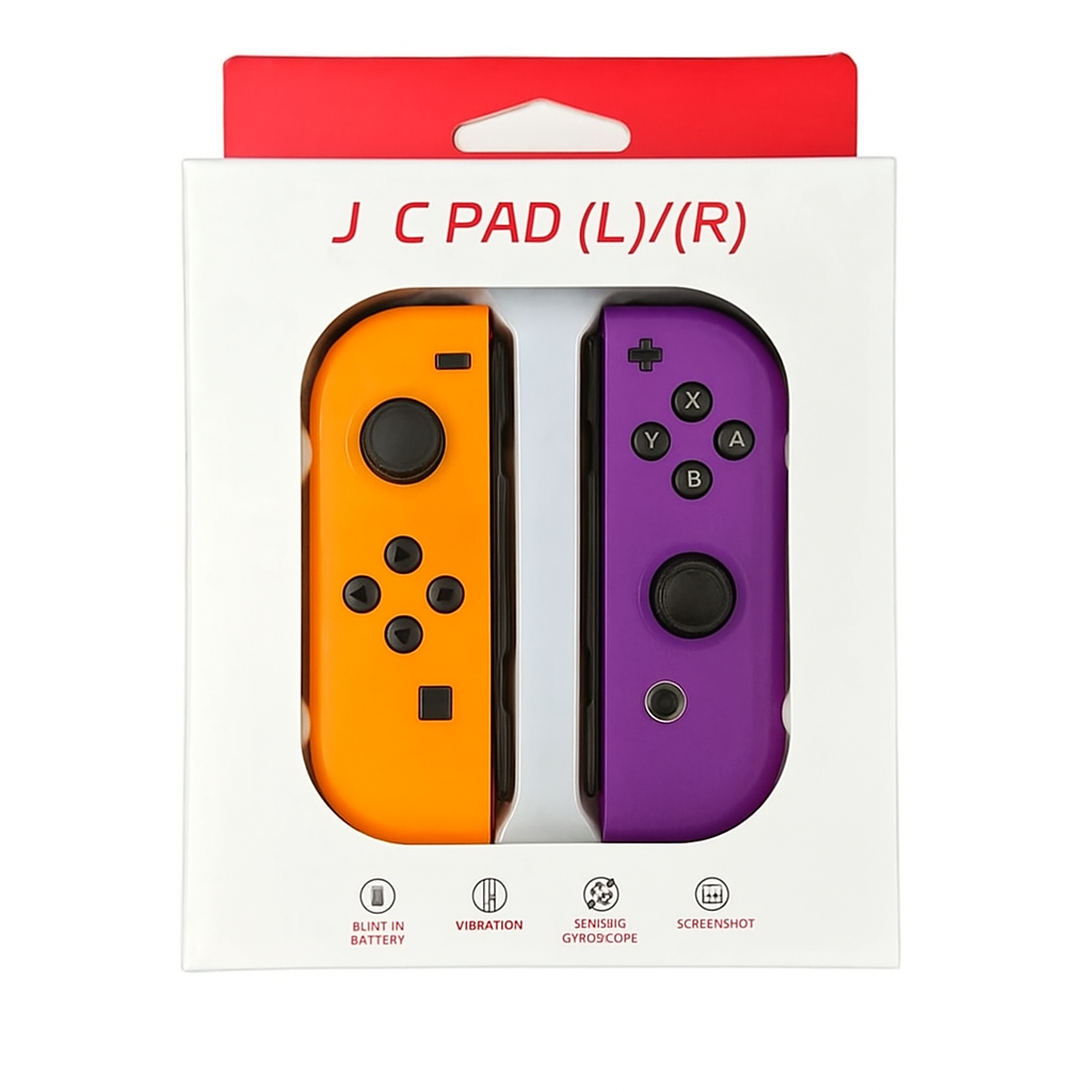 Nintendo Controller J-C Pad L/R - Orange & Purple