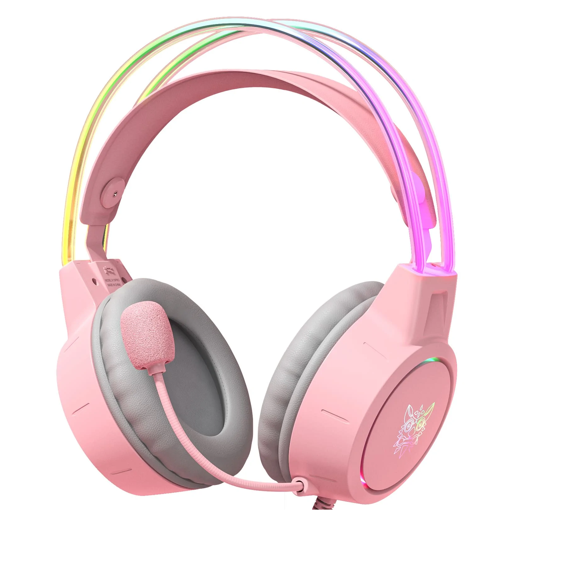 هێدسێتی یاریکردنی وایەرکراوی ONIKUMA X15 Pro – پەمەیی، سەرپۆشی RGB، USB & 3.5mm، کێبڵی 2.2m