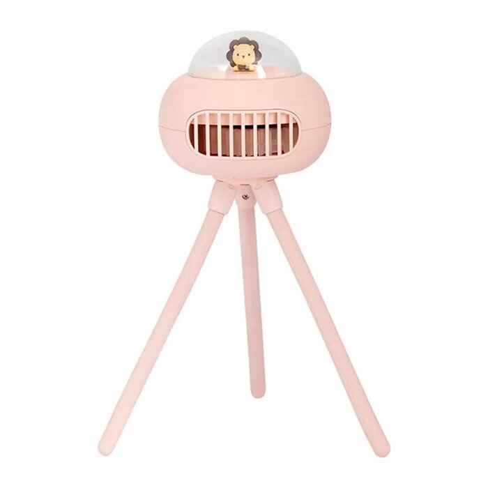 مروحة UFO Stroller F28 باللون الوردي
