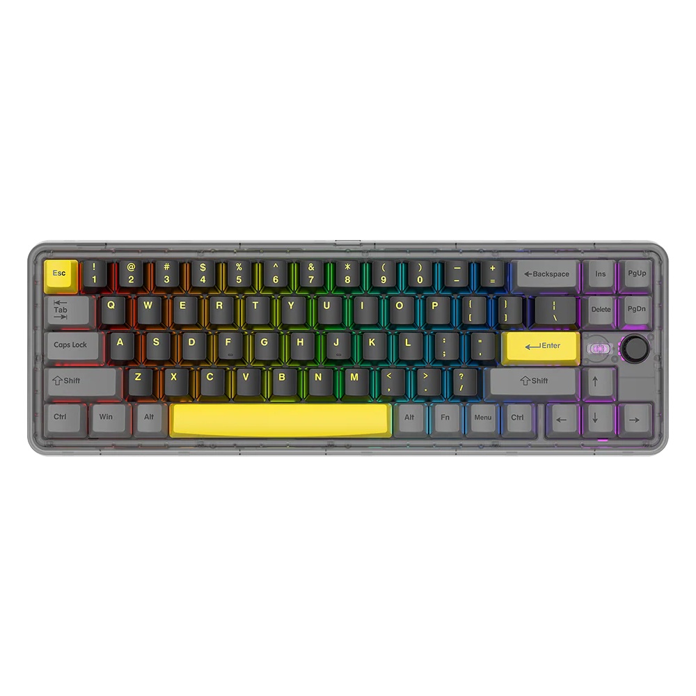 Fantech Keyboard MAXFIT70 Vibrant Utility Yellow Switch