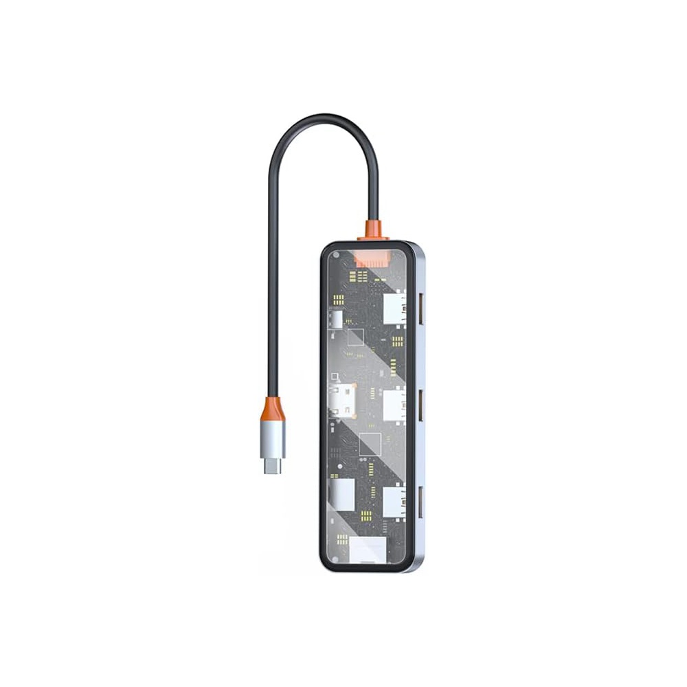 WiWU Cyber 8-in-1 USB-C Hub CB008 | Cyber Series