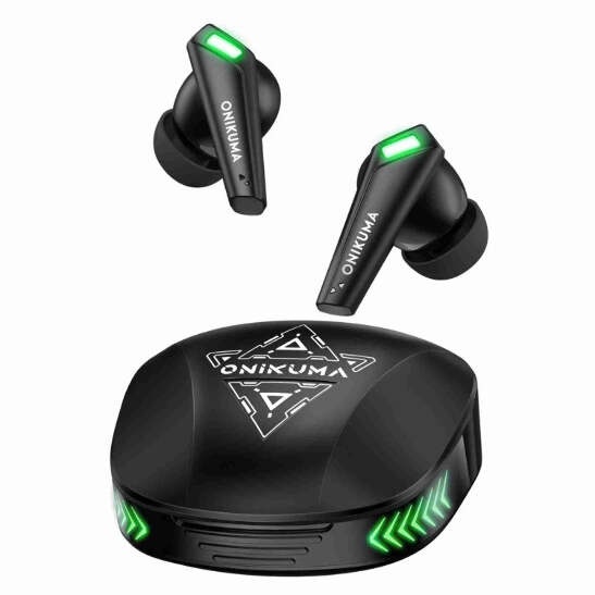 ONIKUMA T308 Wireless Bluetooth Earbuds – 40ms Latency | True Wireless