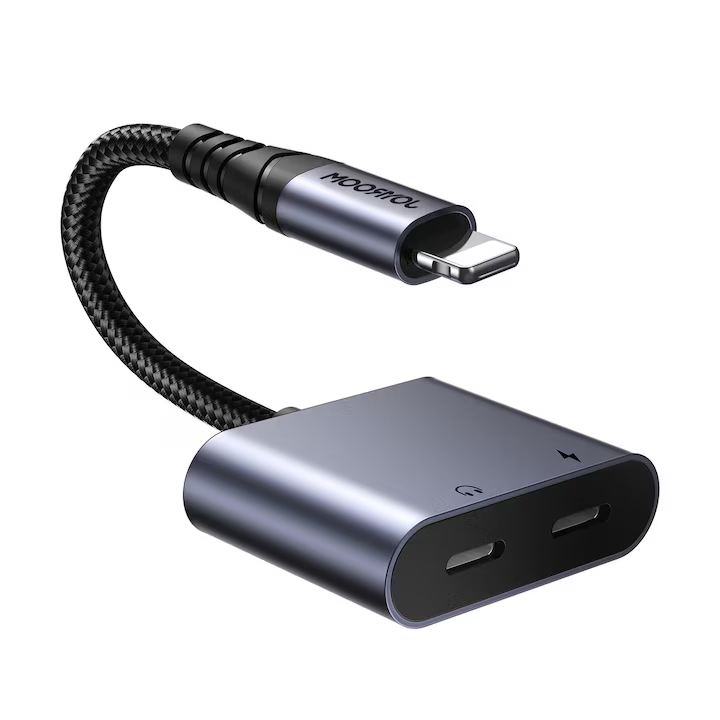 Joyroom 2-in-1 Adapter Lightning to Audio + Lightning SY-L01