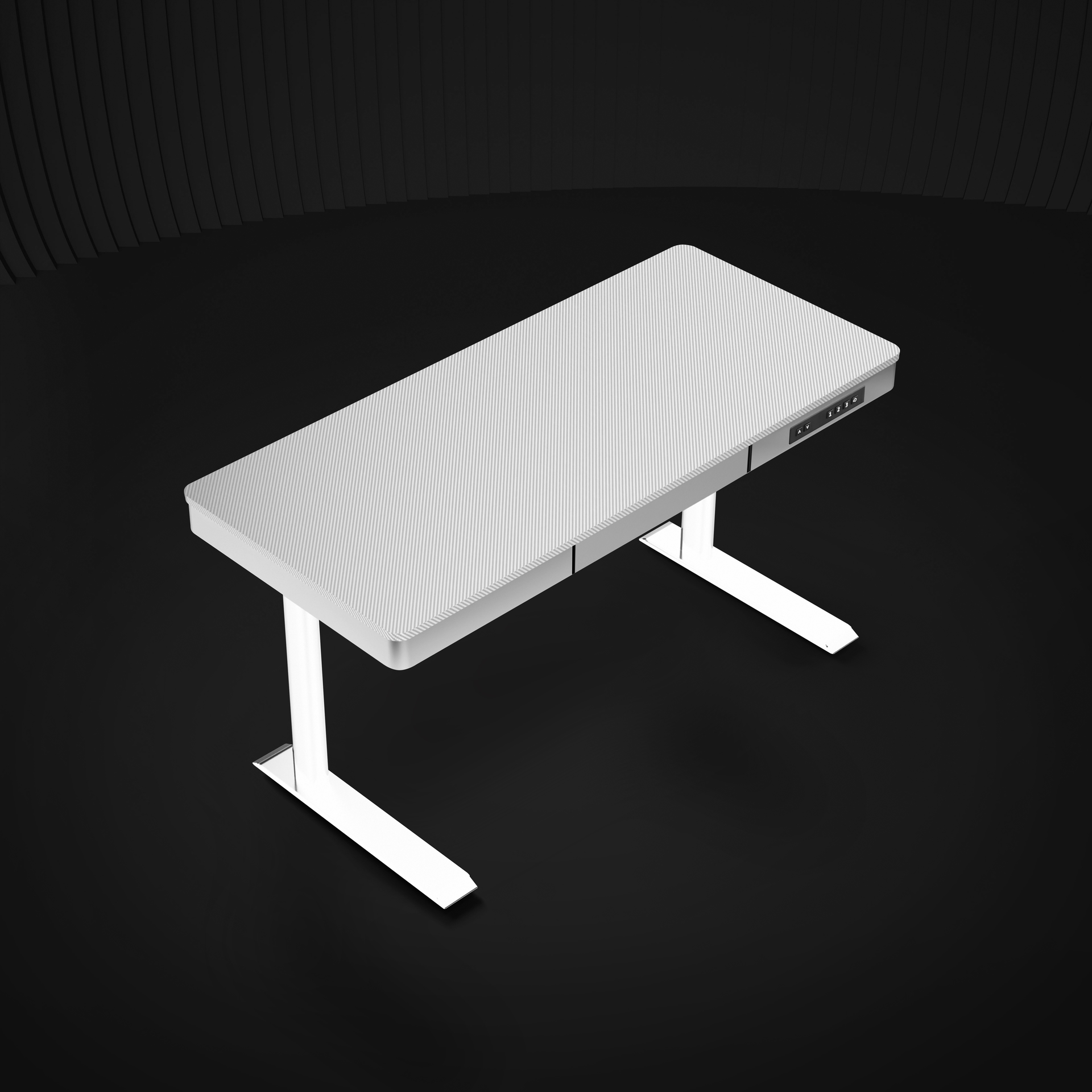 AG Table Stormwolf Adjustable White  - 120cm