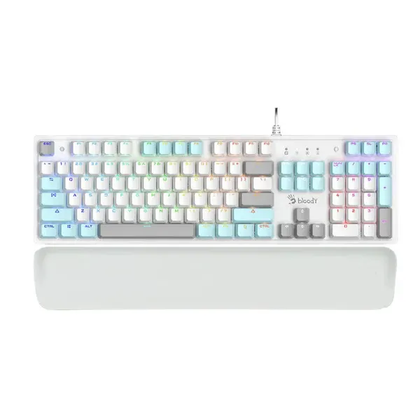 Bloody S515R Wired  Keyboard - Ice White