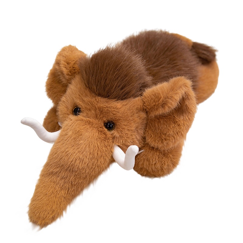 Woolly Mammoth Plush Toy (38cm) - Soft Prehistoric Elephant Stuffed Animal