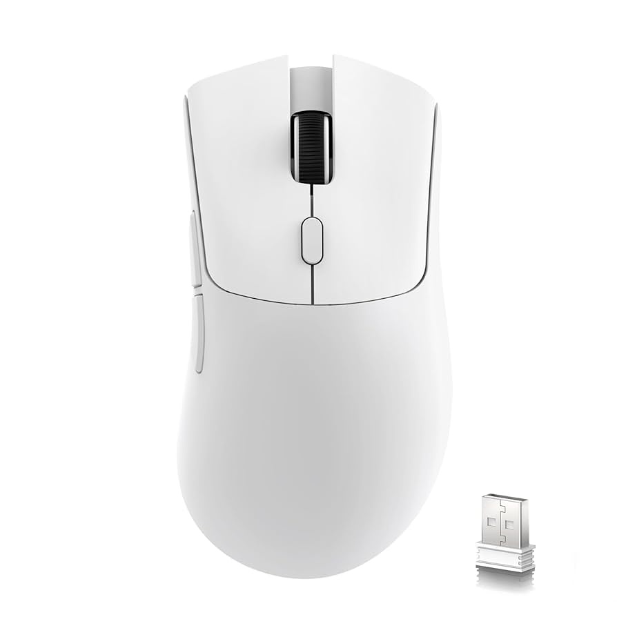  ماوسی ئەتاک شارک وایەر + پەیوەندی 2.4 R1-Mouse سپی