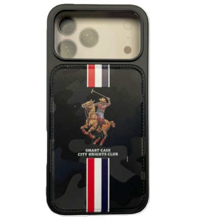 iPhone 15 Pro Max Case | City Knights Club (Black)