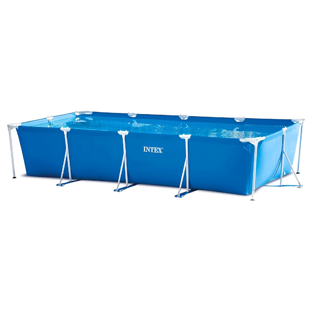 Intex Rectangular Frame Pool – Blue – 450 × 220 × 84 cm Family Swimming Pool