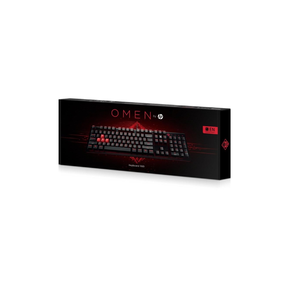 OMEN by HP Wired USB Gaming Keyboard 1100 (Black/Red)