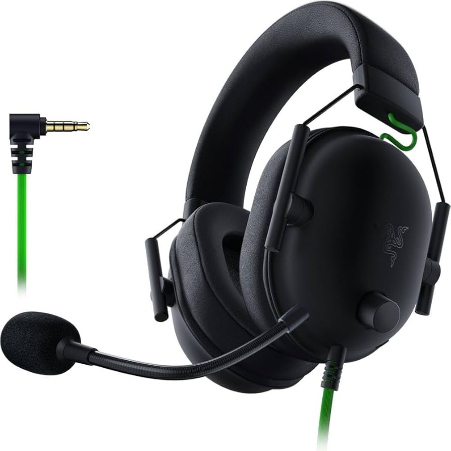 سماعة رأس سلكية للألعاب Razer BlackShark V2 X USB - أسود