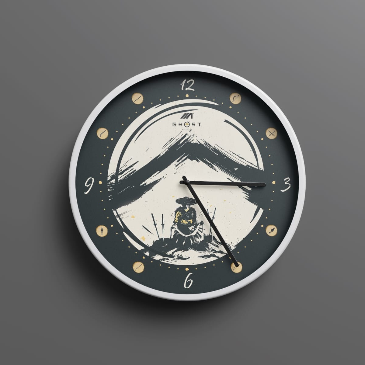 Gaming Wall Clock GHOST OF YOTEI
