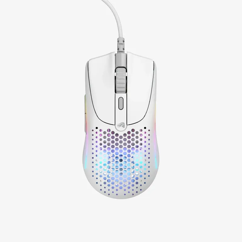 گڵۆریۆس Model O 2 Mini ماووسی گێمینگ بە‌تار خاڵق – سپی