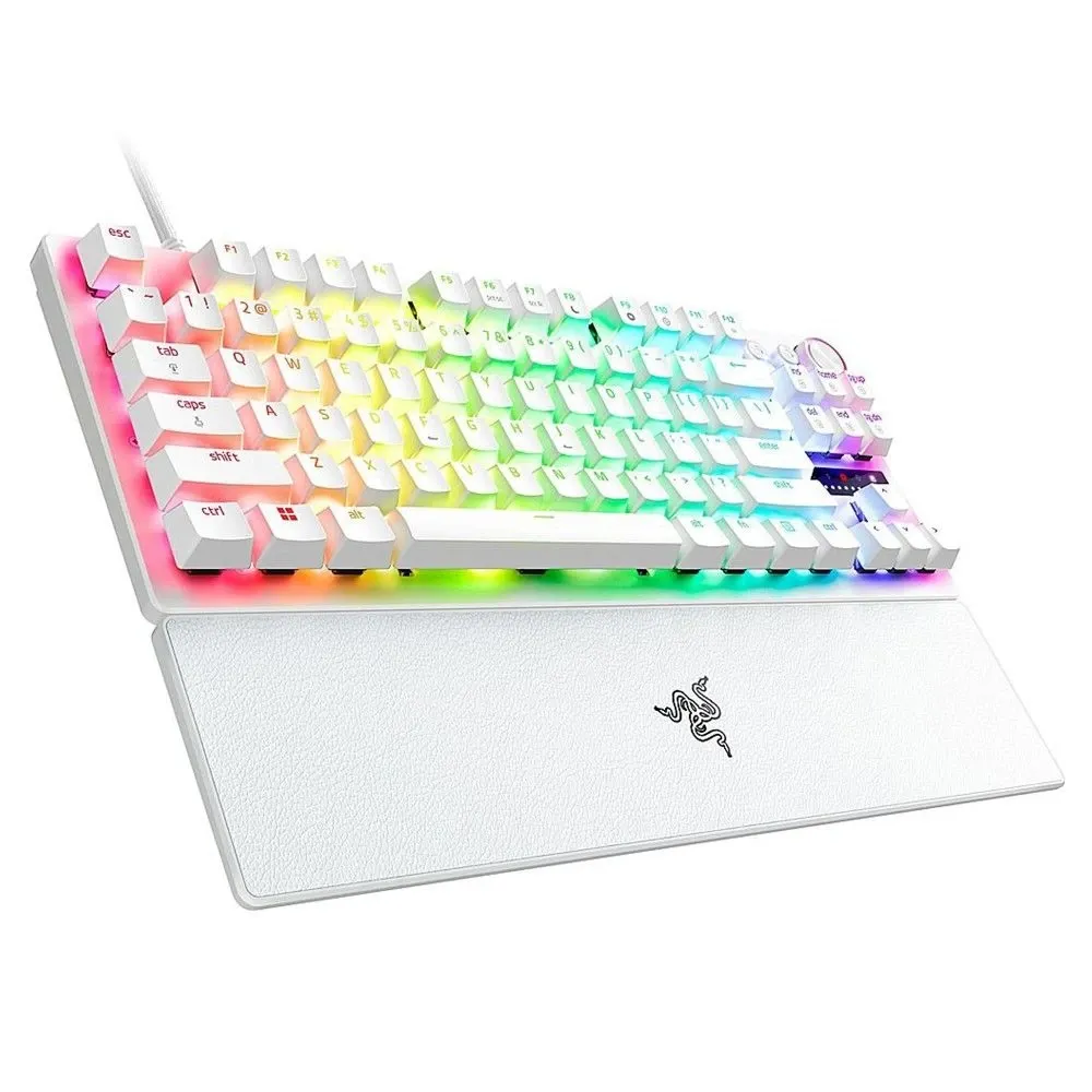 Razer Huntsman V3 Pro TKL – Wired Gaming Keyboard -White