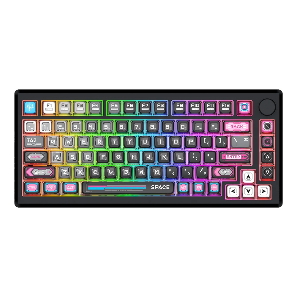 Redragon URANUS PRO 82 K732MC-RGB-PRO 3 Gaming Keyboard - Black 3.0