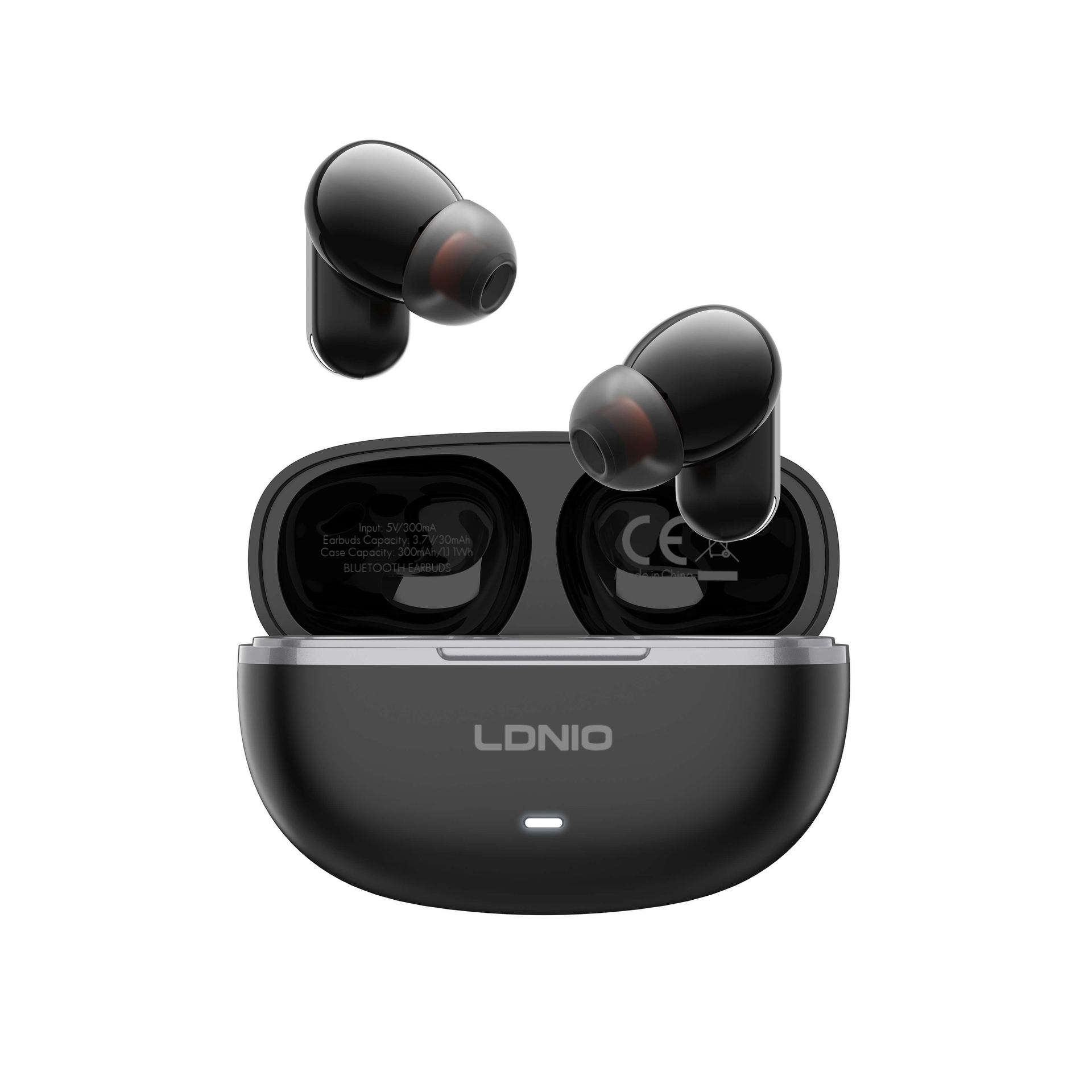 LDNIO T13 Wireless Earbuds Bluetooth 5.4 (Black)