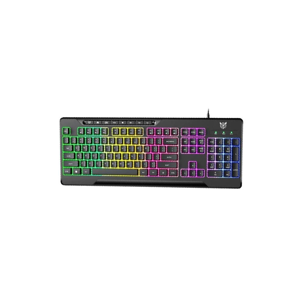 ONIKUMA G32 Wired Gaming Keyboard – RGB Backlit, 104 Keys (Black)