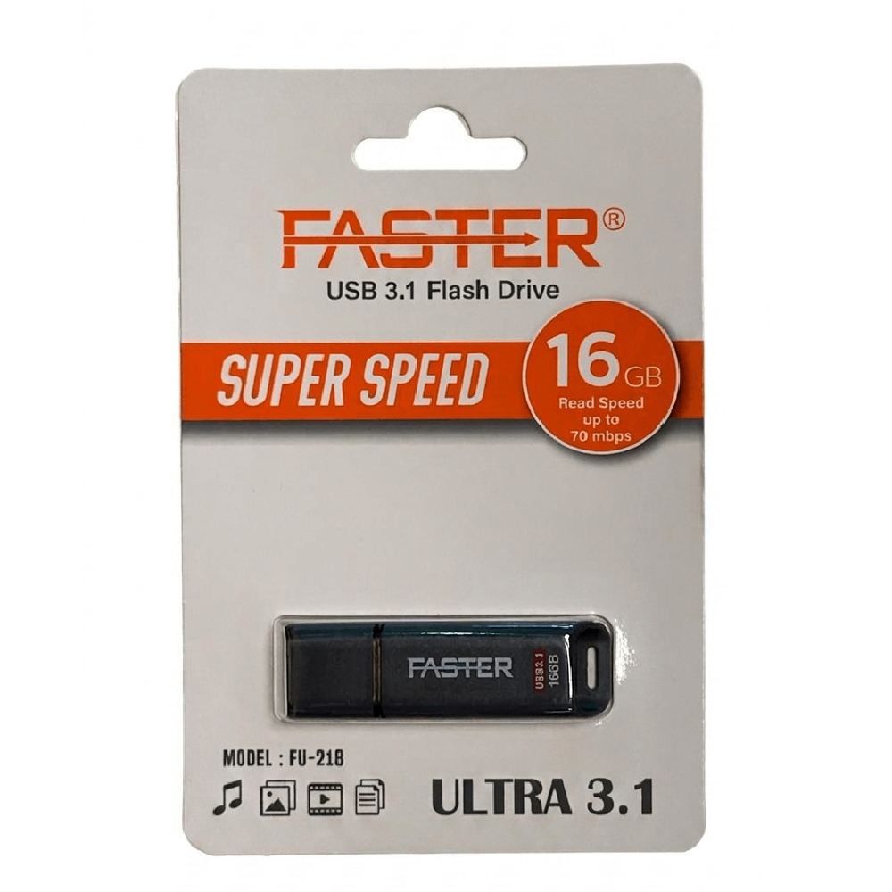 FASTER USB 3.1 Flash Drive – 16GB Super-Speed Portable Storage