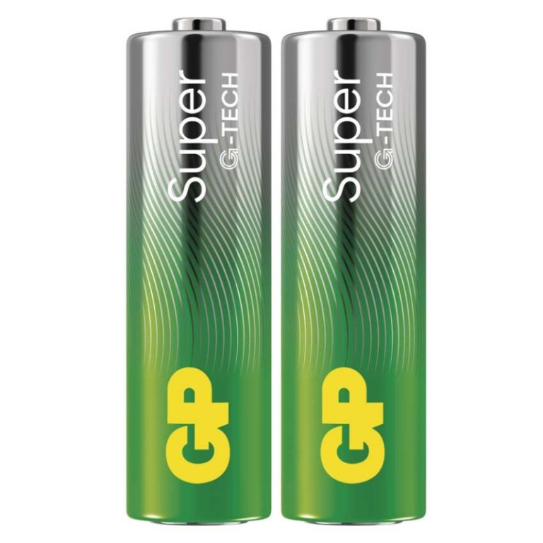 بطارية GP Super Alkaline AA (LR6) - 2 قطعة