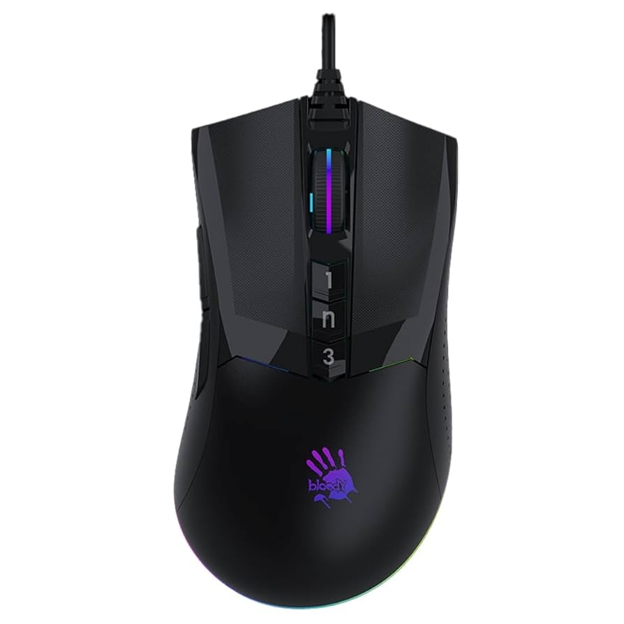 ماوس خوێناوی W90 max ڕەش