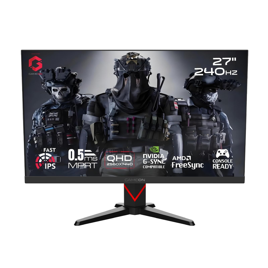 GAMEON GOMD27QHD240IPS Dominator Series 27" QHD, 240Hz, MPRT 0.5ms HDMI 2.1