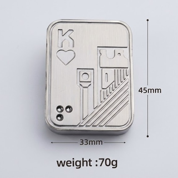 Gun color k push card