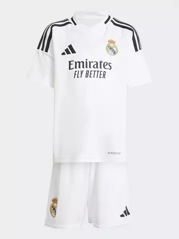 Real Madrid White Sport Clothing Set (Ages 8-12)