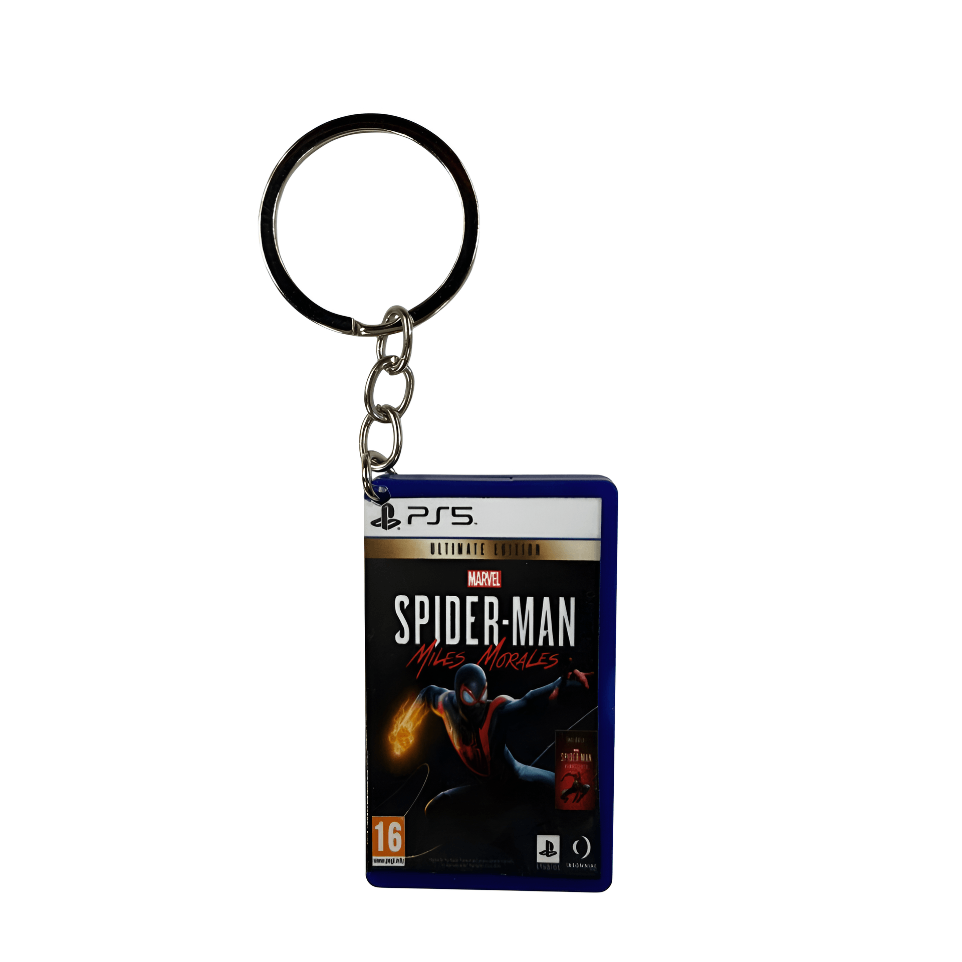 Spider-Man: Miles Morales Mini CD Keychain – PS5 Edition