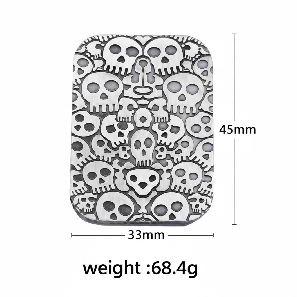 Skull push card