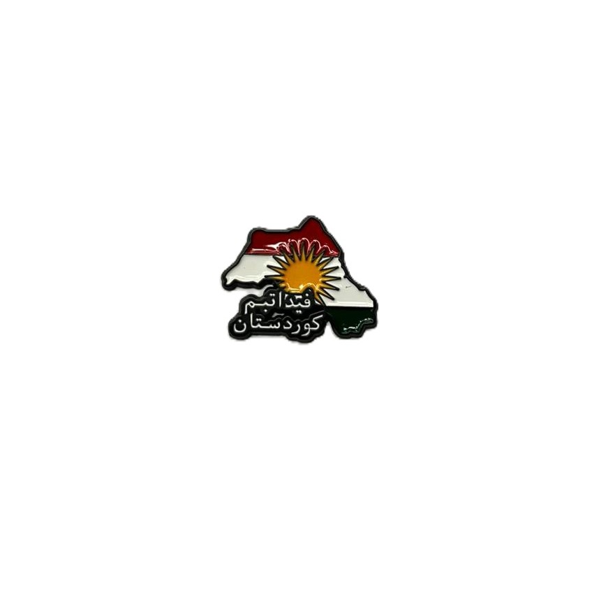 Kurdistan Fidatm Metal Sticker