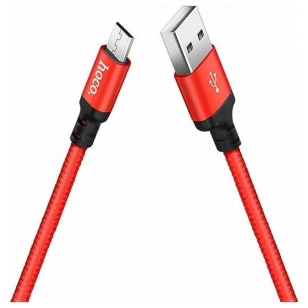 Hoco X14 USB to Micro 2M Red