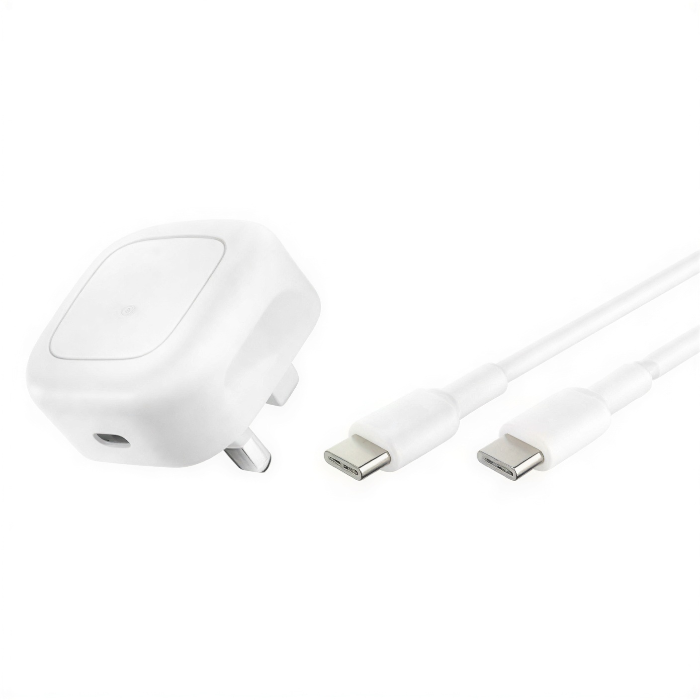 Belkin BoostCharge 20W Cubic Wall Charger, USB-C Power white 