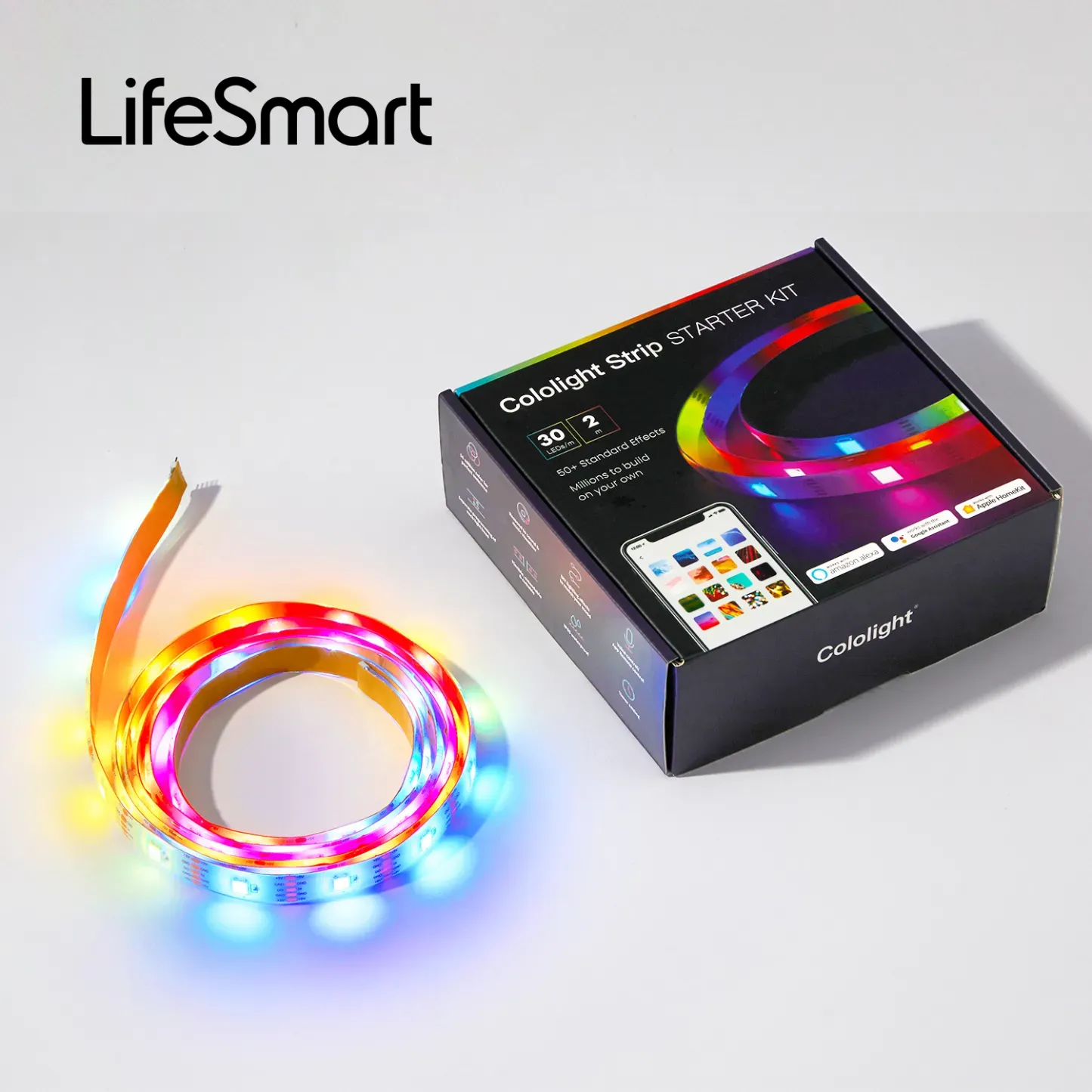 LifeSmart COLOLIGHT Strip Plus WiFi Smart 30 LED Lights | CL-LS167S3 