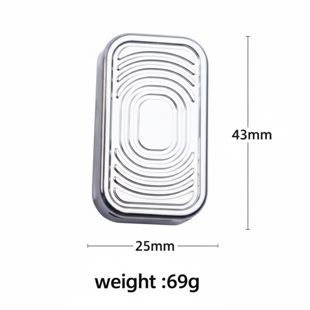 Sliver big runway push plate
