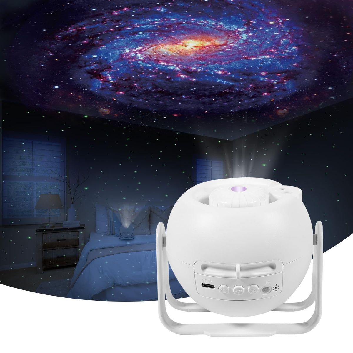 Adjustable Focus LED Projection Lamp for Decorative & Ambient Lighting