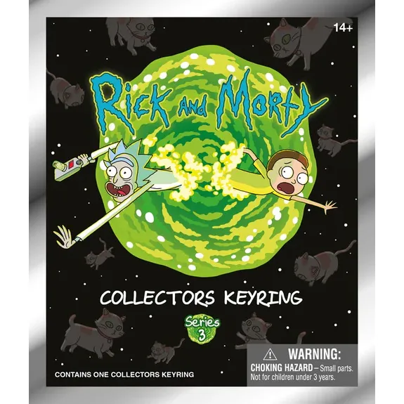 Rick and Morty PVC Bag Clips Series 3 Display