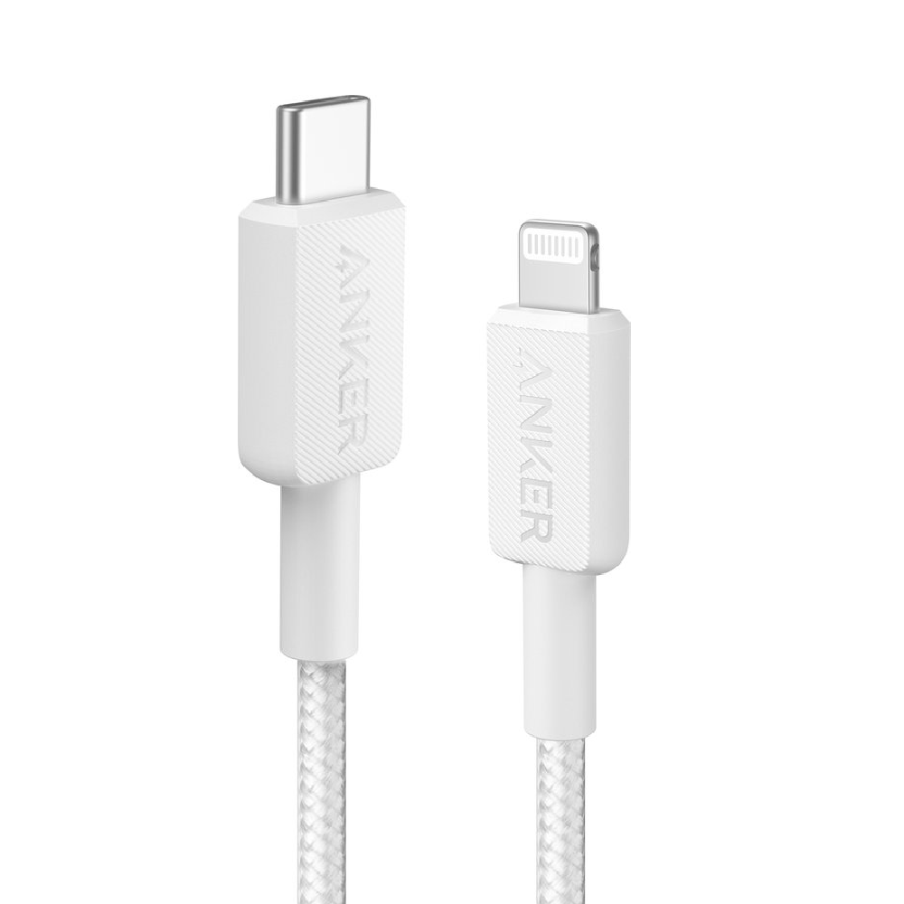 Anker 322 USB-C to Lightning Cable (0.9m) – White
