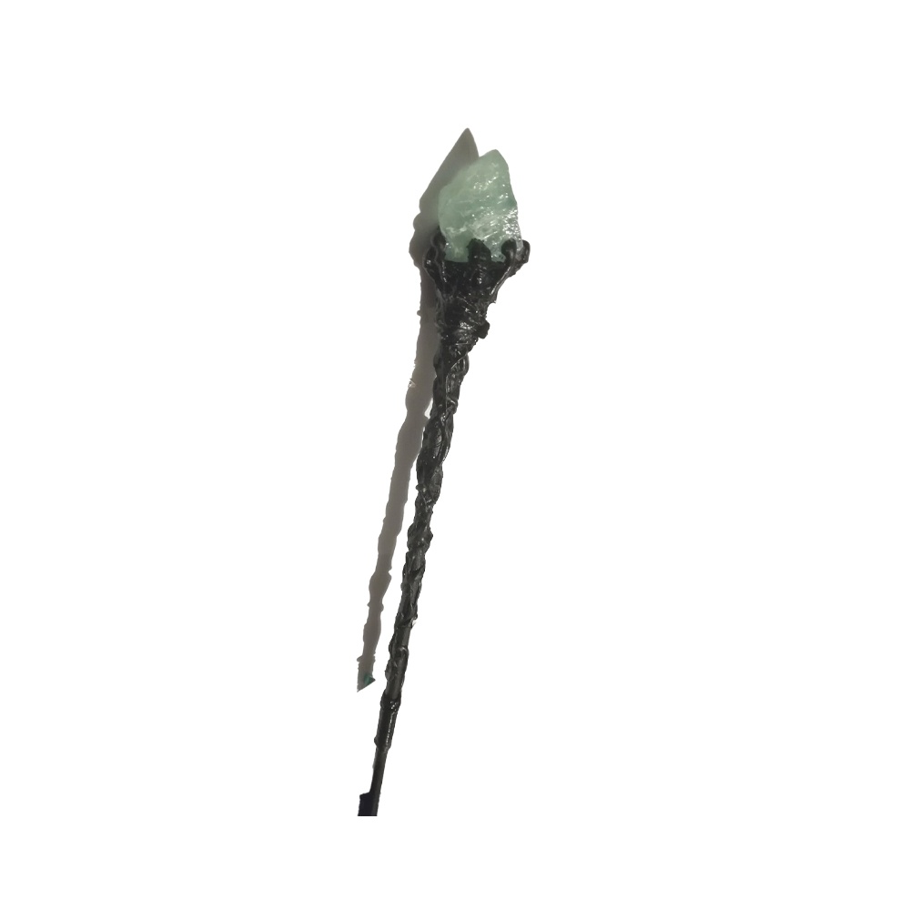 Crystal Wand Green Brock 27cm