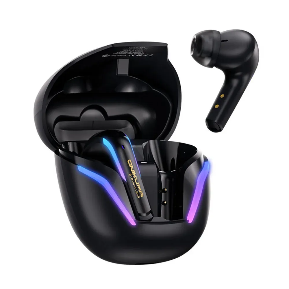 ONIKUMA T27 Dual-Mode Wireless Earbuds – Bluetooth 5.3, | IPX4 - LED Display