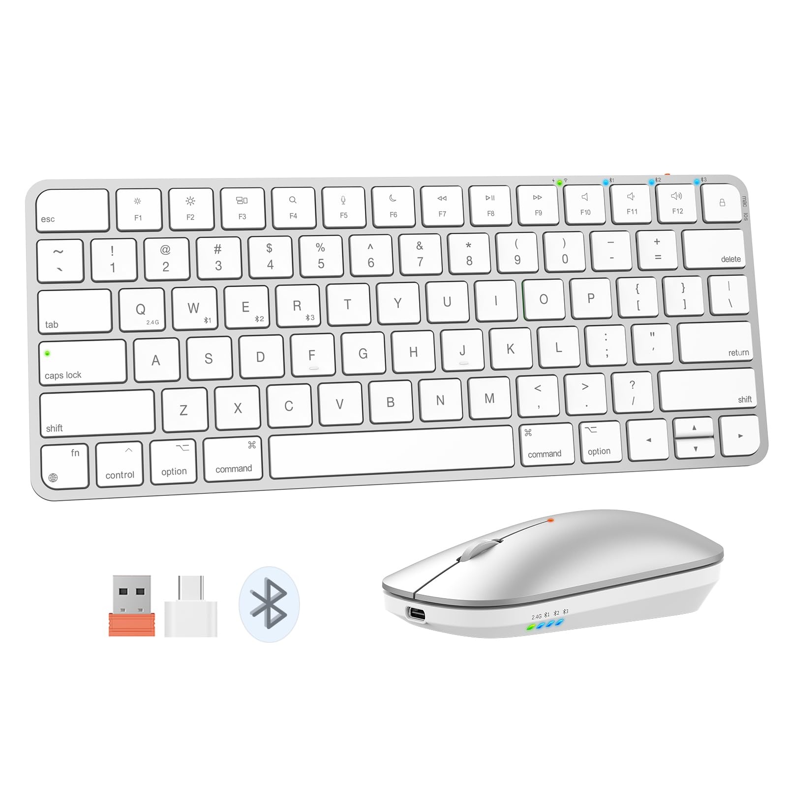 Meetion ikey-C210 MW BT White