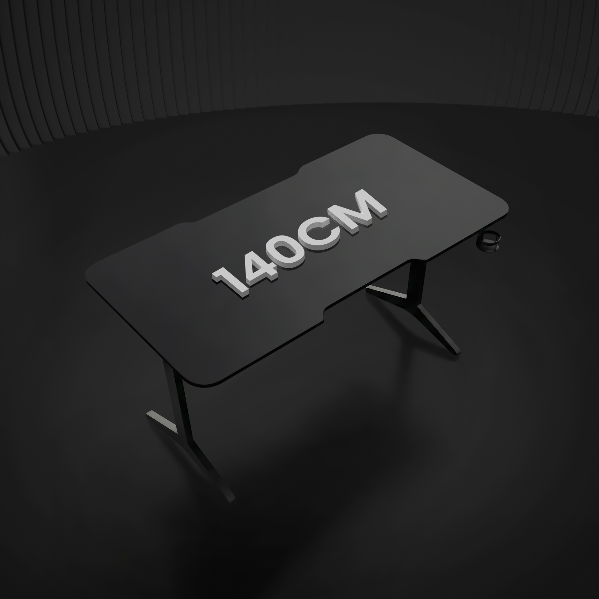 AG Table Gain Power Black - 140cm 
